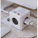 Allocacoc PowerCube Original WiFi Γκρι Πολύπριζο 4 θέσεων (9610/DEORWF)