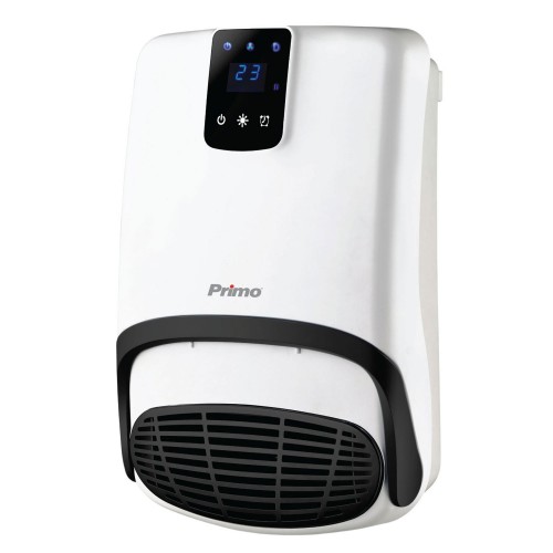 Primo PRBH-81004 Λευκό/Μαύρο Αερόθερμο Μπάνιου Τοίχου 2000W