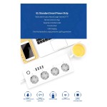 Coolseer ST03WE WiFi Power Strip  4 SOCKET  4USB
