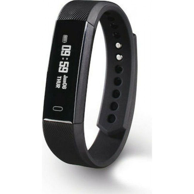 Hama Fit Track 1900 Black Activity Tracker με Παλμογράφο (178600)
