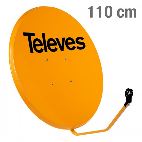 Televes 7572 Πορτοκαλί Ατσάλινο Δορυφορικό Κάτοπτρο 110cm 