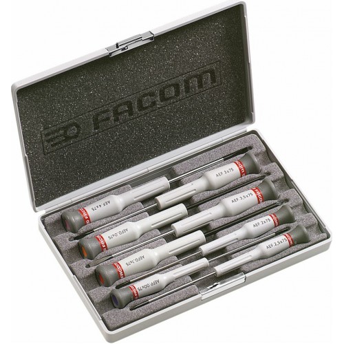 Facom AEF.J6 Κασετίνα Με Κατσαβίδια Ακριβείας Microtech 8τμχ