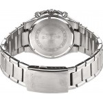 Casio Edifice Stainless Steel Ασημί Ρολόι Με Μεταλλικό Μπρασελέ