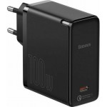 Baseus GaN2 Travel Fast Charger USB Type-C, 100W, 5A, Multiple Protocols, QC 5.0, 1,5m (TZCCGAN-L01)