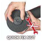 Einhell TE-AG 125/1010 CE Q Τροχός 125mm Ρεύματος 1010W με Ρύθμιση Στροφών 4430890