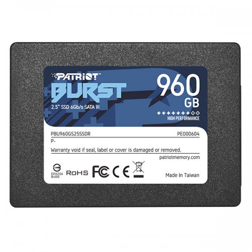 Patriot Burst 960GB 2.5'' SATA 3 (PBU960GS25SSDR)