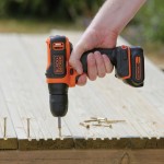 Black & Decker BDCD12K Δραπανοκατσάβιδο Μπαταρίας 10MM 10.8V LI-ION 1.5AH