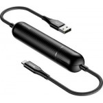 Baseus Energy 2in1 Black Power Bank 2500 mAh Καλώδιο Lightning 2.4A  (CALXU-01)