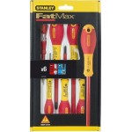 Stanley Fatmax  Σετ Kατσαβίδια 6 Τεμαχίων Με Μόνωση (0-65-443)