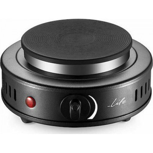 LIFE MATAKI Black Επιτραπέζια ηλεκτρική εστία, 500W   (221-0183)