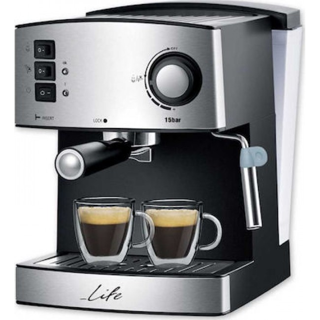 Life Ristretto  ESP-100 Μηχανή Espresso 850WATT 15BAR