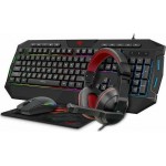 Havit KB501CM Gaming Set 4 in 1 Keyboard/Headphones/Mousepad/Mouse (US Layout)