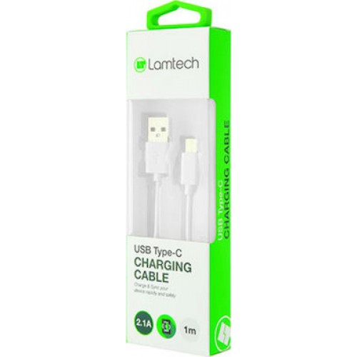LAMTECH DATACABLE TYPE C 1m WHITE | LAM442928