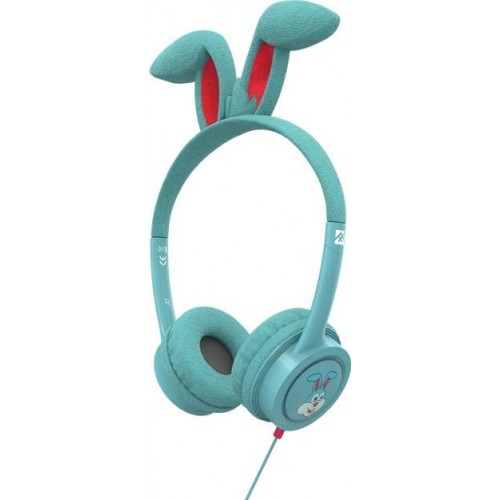 iFrogz Little Rockerz Τιρκουάζ Costume Bunny Ενσύρματα On Ear Παιδικά Ακουστικά (304101846)