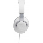 JBL Quantum 100 (White), Over-Ear Wired Gaming Headset