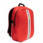 Ferrari On Track Pista Κόκκινο Σακίδιο Για laptop 15,6" Με USB Υποδοχή Για Powerbank (FESPIBP15RE)
