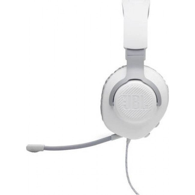 JBL Quantum 100 (White), Over-Ear Wired Gaming Headset