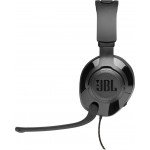 JBL Quantum 200 (Black), Over-Ear Wired Gaming Headset)