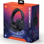 JBL Quantum 200 (Black), Over-Ear Wired Gaming Headset)