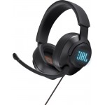 JBL Quantum 400 (Black), Over-Ear Wired Gaming Headset, Surround, RGB