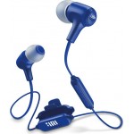 JBL E25BT Μπλε Ασύρματα Ακουστικά In Ear Με Bluetooth JBLE25BTBLU