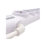 Crystal Audio PSEL4S Λευκό Πολύπριζο 4 Θέσεων