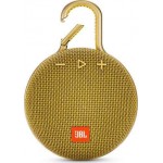JBL Clip 3 Speaker Bluetooth Yellow Mustard