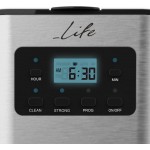 Life Aroma CM-200 Silver  Προγραμματιζόμενη Καφετιέρα Φίλτρου 950W 1.5L 