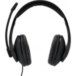 Hama HS-USB300 Black USB Office Headset  Stereo 