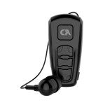 Crystal Audio R2K Black Bluetooth Retractable Earphones