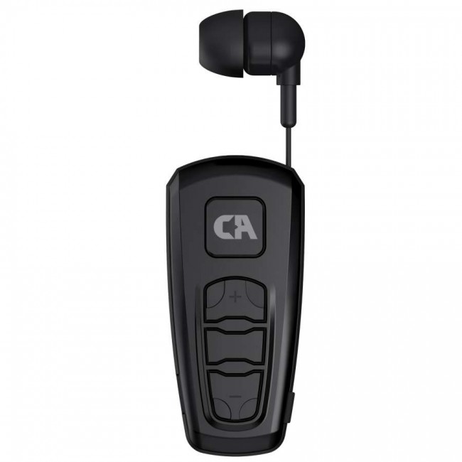 Crystal Audio R2K Black Bluetooth Retractable Earphones