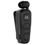 Crystal Audio R2K Black Bluetooth Retractable Earphones