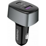 Dudao Tαχυφορτιστής Αυτοκινήτου με Καλώδιο  2xUSB 1xType-C 60W (R7SX)