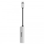 Baseus 3-in-1 iP Male to Dual iP & 3.5mm Female Adapter L52 silver (CALL52-S1)