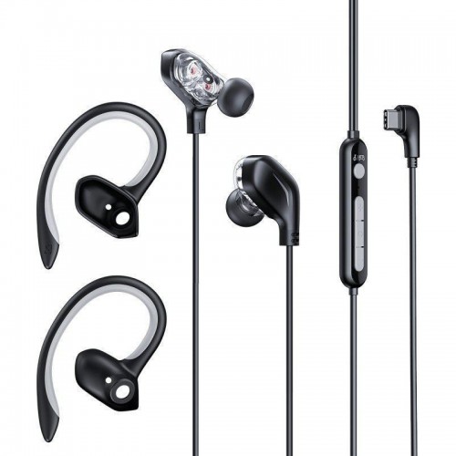 Baseus Gamo C18 Μαύρο In-ear Handsfree Με Βύσμα USB-C        (NGC18-01)