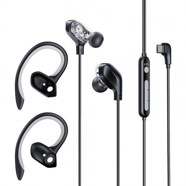 Baseus Gamo C18 Μαύρο In-ear Handsfree Με Βύσμα USB-C        (NGC18-01)
