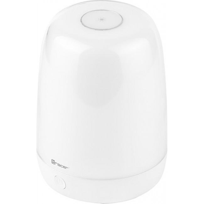 Tracer White RGB Touch Desk/Night Moon Lamp      (TRAOSW46761)