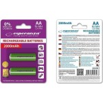Esperanza EZA103R Μπαταρία Επαναφορτιζόμενη AA 2000mAh High Capacity