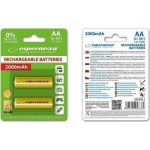 Esperanza EZA103R Μπαταρία Επαναφορτιζόμενη AA 2000mAh High Capacity