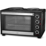 Life Kouzinaki 302 , 30L , με κυκλοφορία θερμού αέρα και 2 εστίες ( 15,4cm και 18,7cm), 1600W  (221-0153)