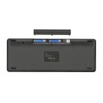 Trust Vaia Ασύρματο Πληκτρολόγιο με Touchpad Ελληνικό