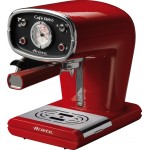 Ariete Cafè Retro Red Μηχανή Espresso 900W Πίεσης 15.0bar