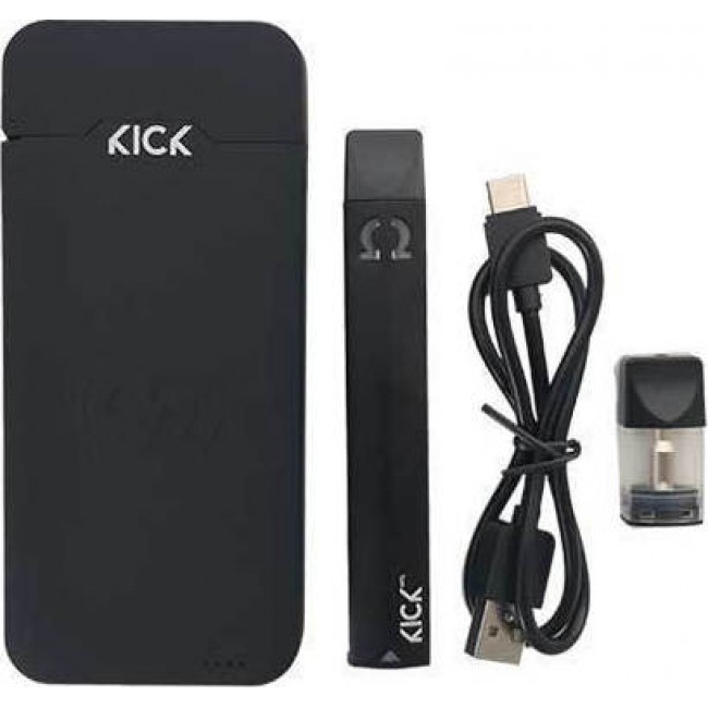 Kick MTL Kit with K-Power Black Pod 1.4ml με Ενσωματωμένη Μπαταρία