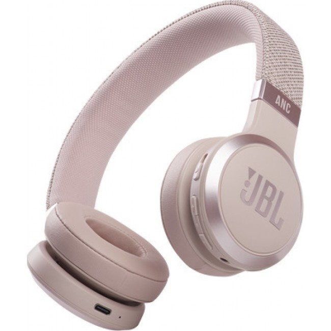 JBL Live 460NC Ροζ Ασύρματα On Ear Ακουστικά (JBLLIVE460NCROS)