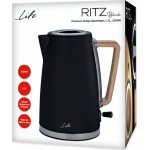 Life Ritz Μαύρο Βραστήρας 1.7lt 2200W
