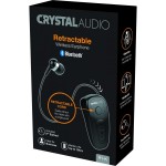 Crystal Audio R1-K Black Bluetooth Retractable Earphones
