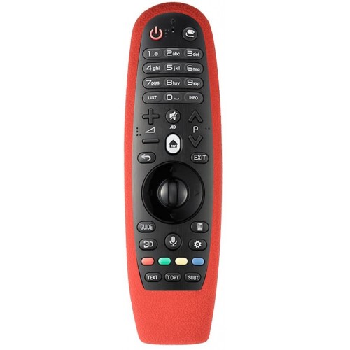 Θήκη σιλικόνης Zeron για τηλεχειριστήριο Lg magic AN-MR600 / AN-MR19BA / AN-MR20GA / AN-MR18BA red