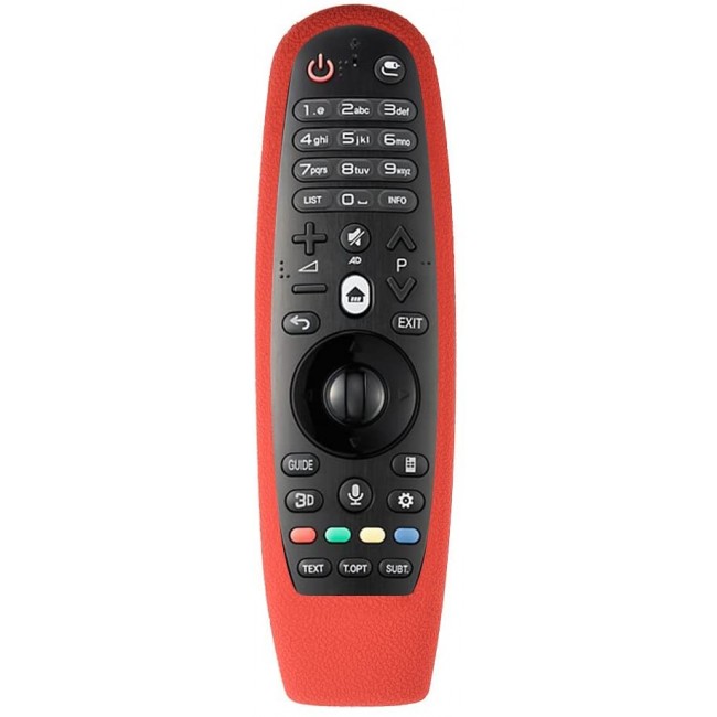 Θήκη σιλικόνης Zeron για τηλεχειριστήριο Lg magic AN-MR600 / AN-MR19BA / AN-MR20GA / AN-MR18BA red