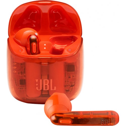JBL Tune 225TWS Earbud Bluetooth Handsfree Πορτοκαλί (Ghost Orange)