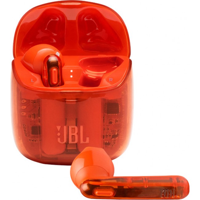 JBL Tune 225TWS Earbud Bluetooth Handsfree Πορτοκαλί (Ghost Orange)